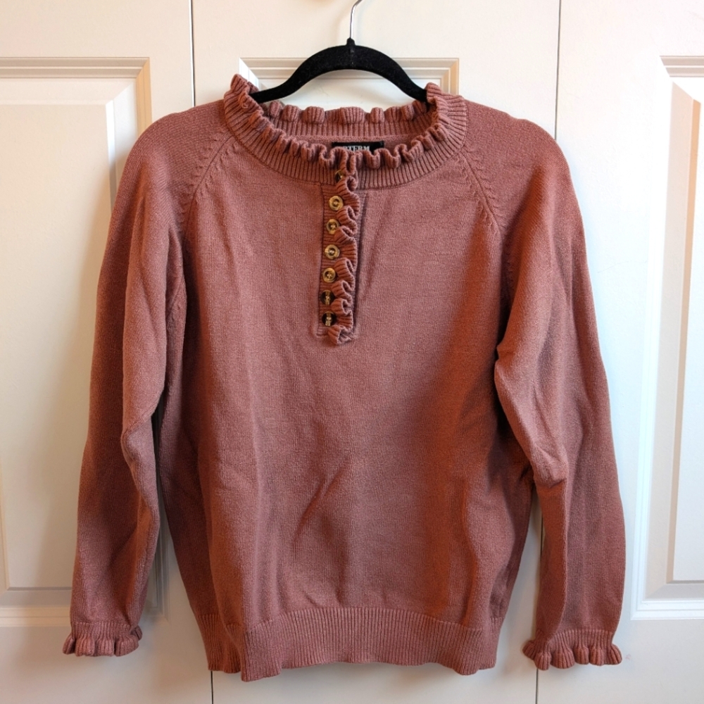 BTFBM Ruffle Neck Sweater